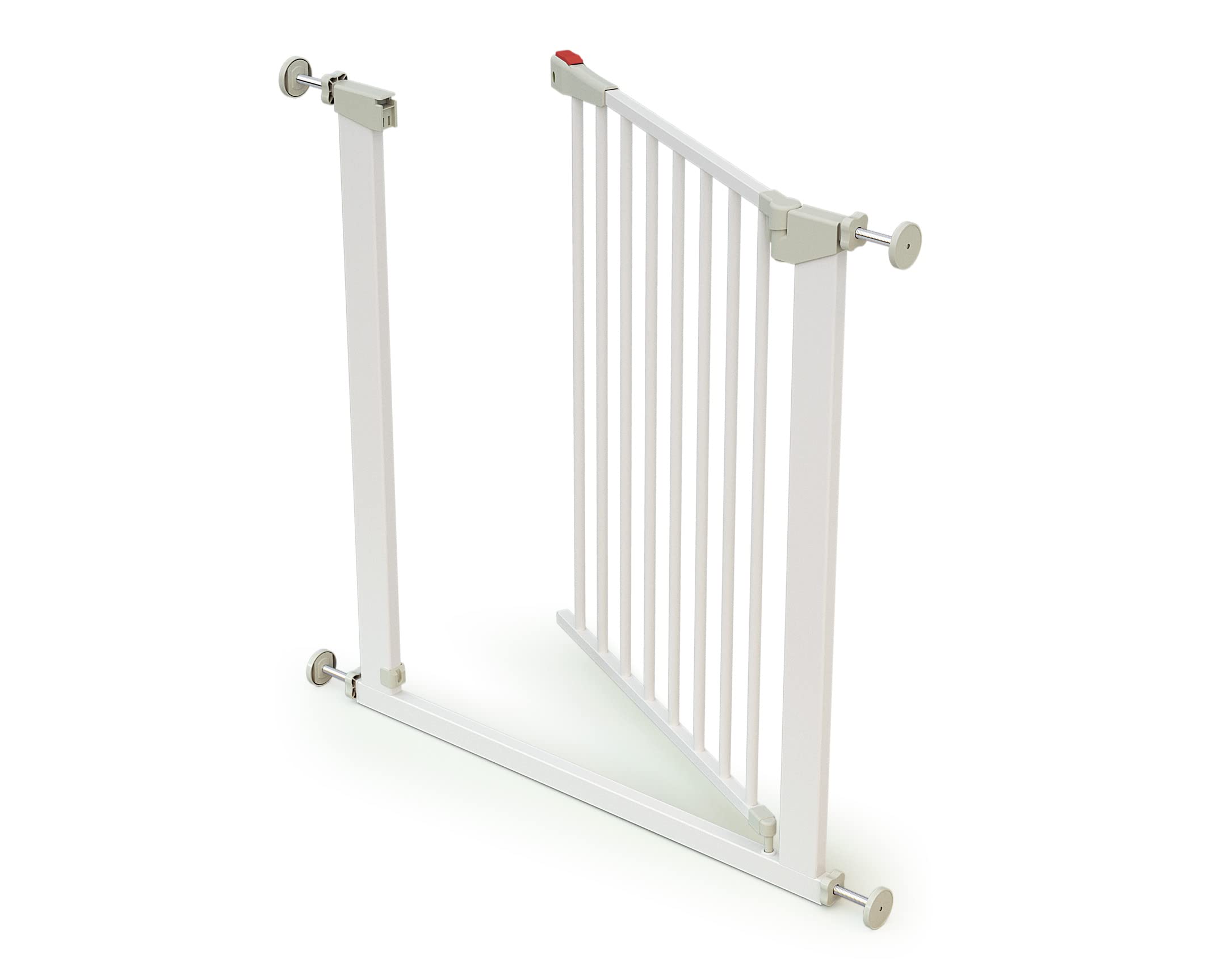 WEBABY - Barrera de Seguridad Blanca MOBI con 1 extensión