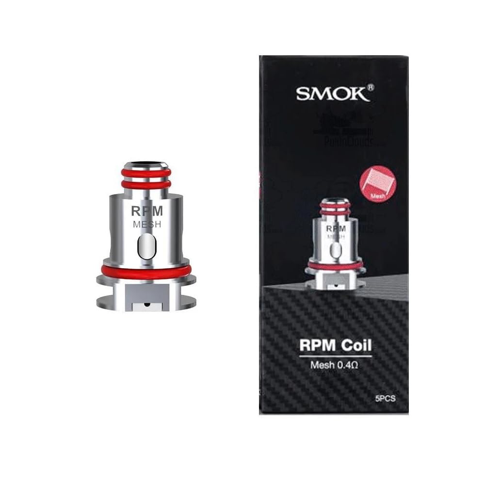 SMOK RPM Mesh 0.4 Ohm Replacement Sub-Ohm Mesh Coils [Pack of 5]