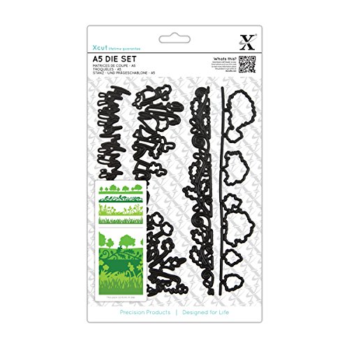 Xcut - Set di Fustelle per Bordi di Fogli A5, in