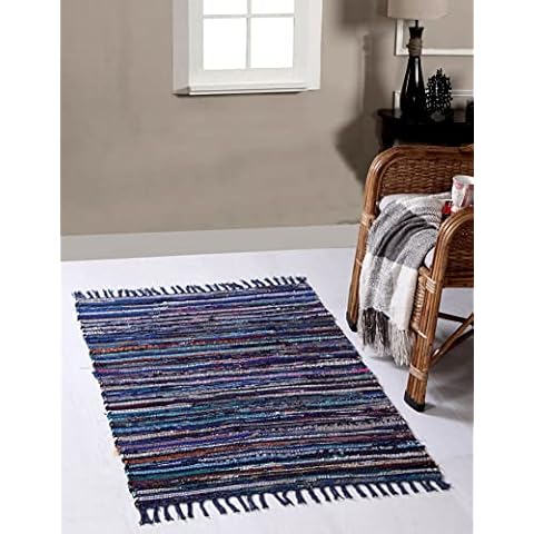 Second Nature Online Festival Rag Rug Small Mat Cover