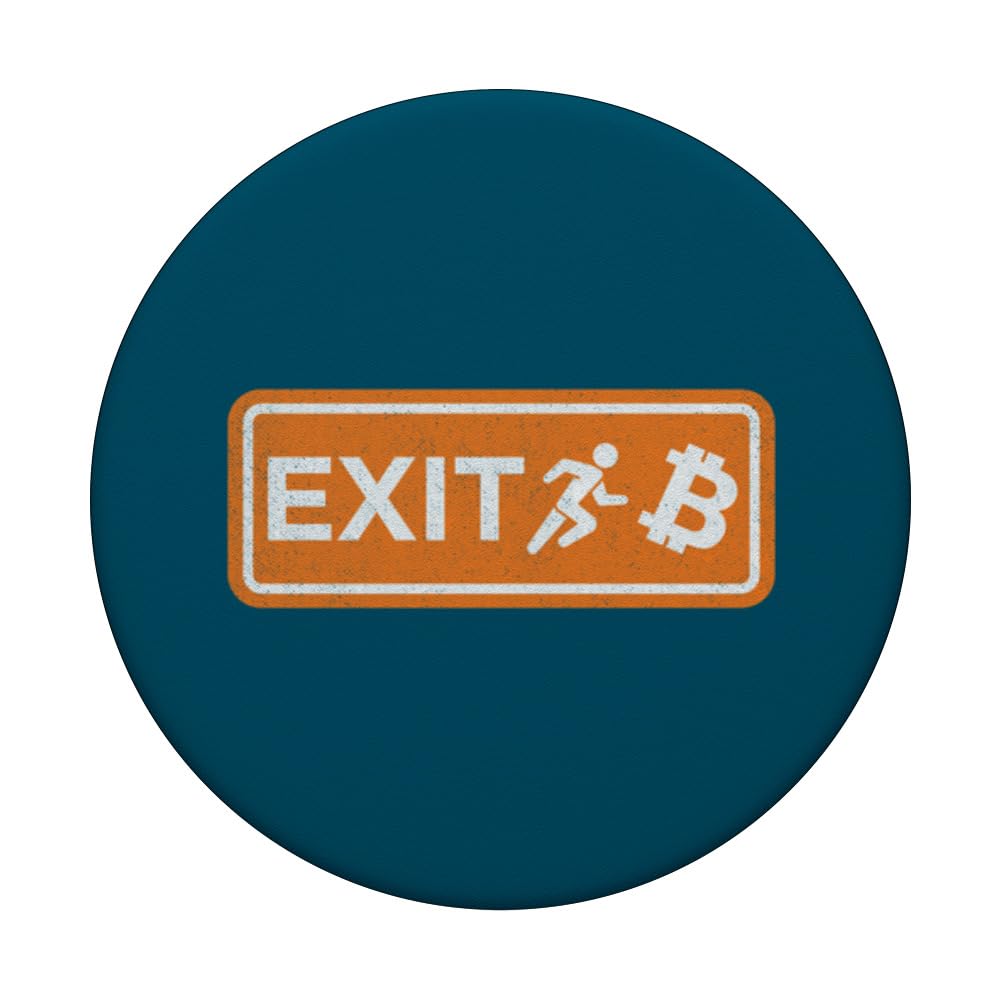 Amazon.com: Bitcoin Is the Exit For Cypherpunks & Cryptocurrency Lovers  PopSockets Standard PopGrip : Cell Phones & Accessories