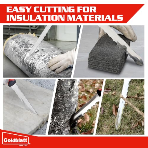 Image of Goldblatt 11 inch Rockwool Insulation Knife, Sod Cutter Tool for Fiberglass
