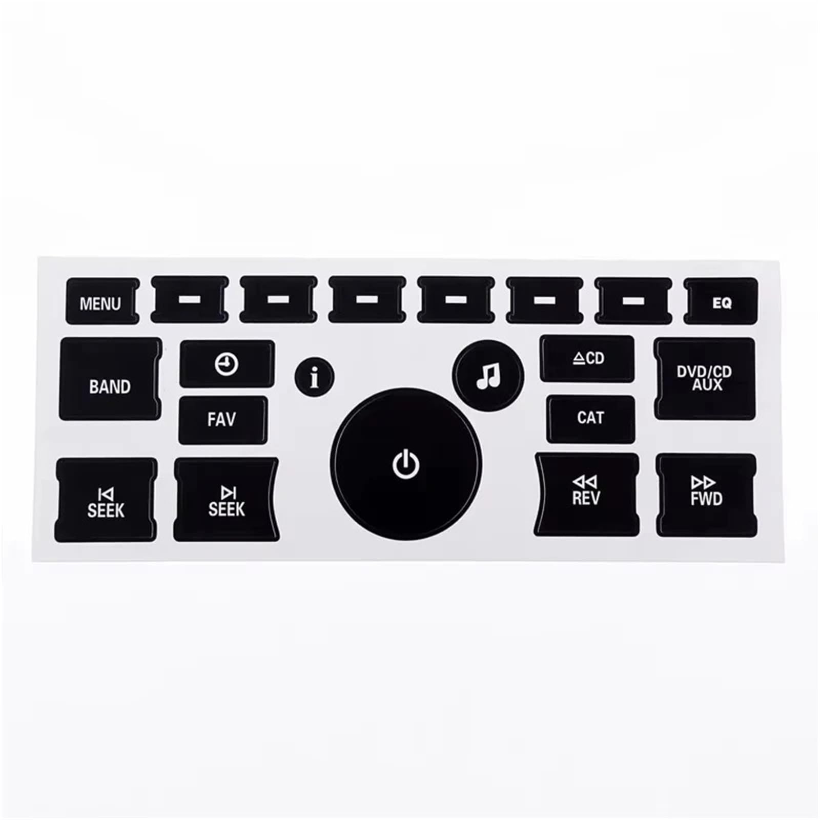 Interior Button Decals Compatible with Buick for Enclave CX CXL 2006-2012 Car Dashboard Control Button Repair Decals Sticker Accessory Interior Decorative