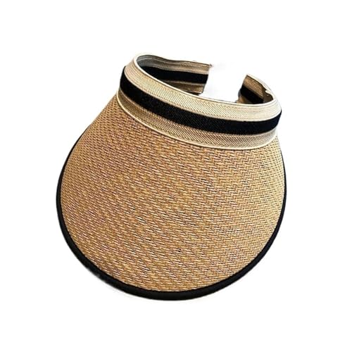 Chapeau visière plage femme casquettes été visière vide protection