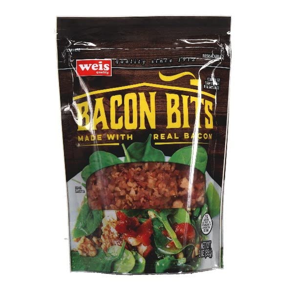 Weis Quality, Bacon Bits Real, 3 Ounce Grocery & Gourmet Food