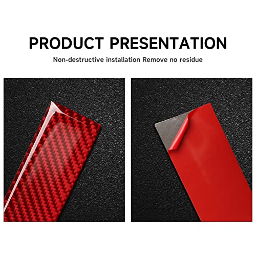 Image of Car 4 Doors Decor Strips Cover Decals for 2011-2023 Chrysler 300 / 300C / 300S / Limited /Touring /Base Accessories Carbon Fiber Stickers