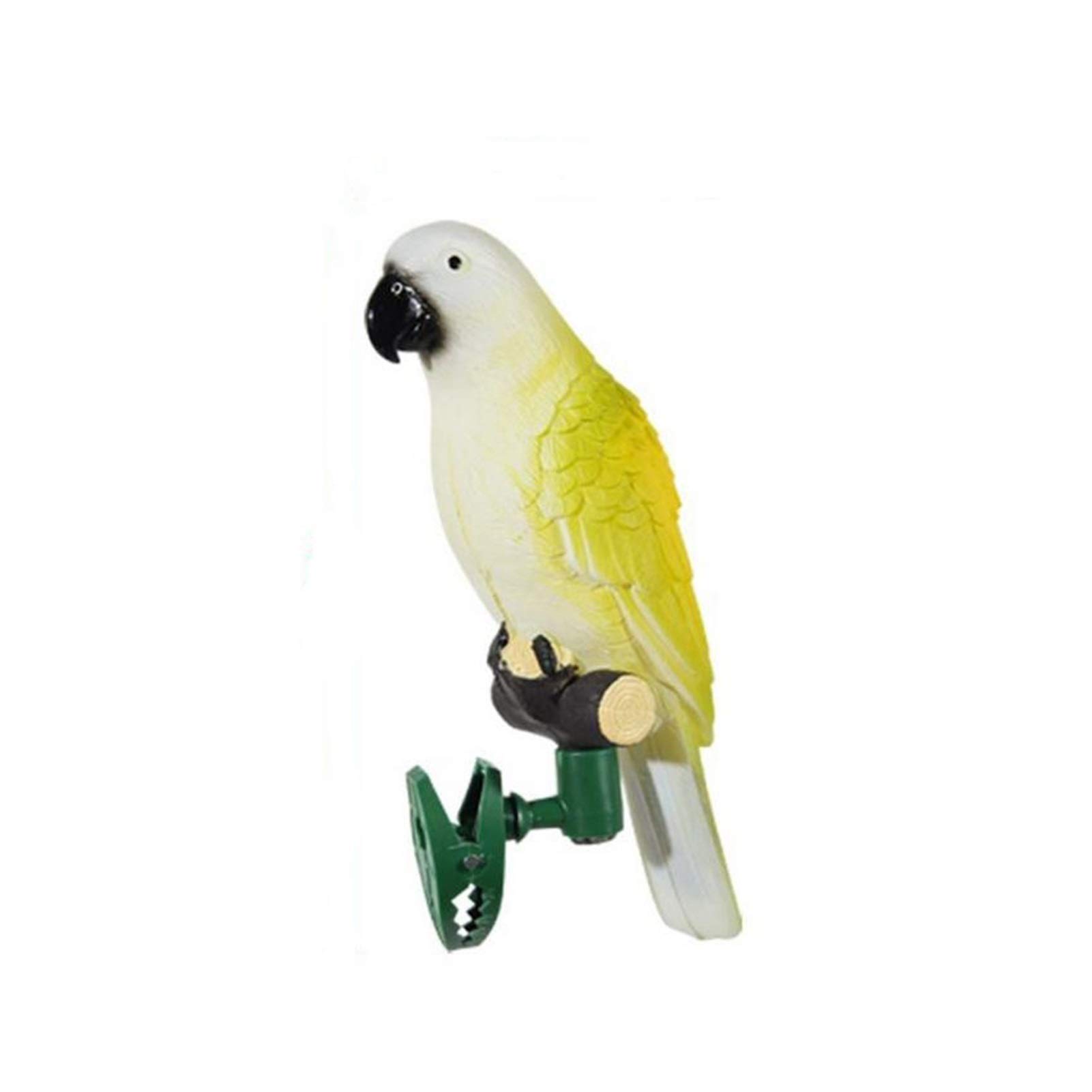 2pcs lot Parrot Shape Solar Lamp with Flexible Clip Garden Pathway Lawn Decorative Light Outdoor Waterproof Random Color