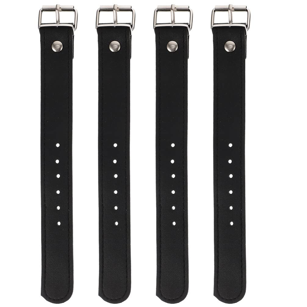 Lot De 2 Sangles Cuir Réglables Pour Panier Vélo Enfant – Marron Classique, Solides Et Polyvalentes !