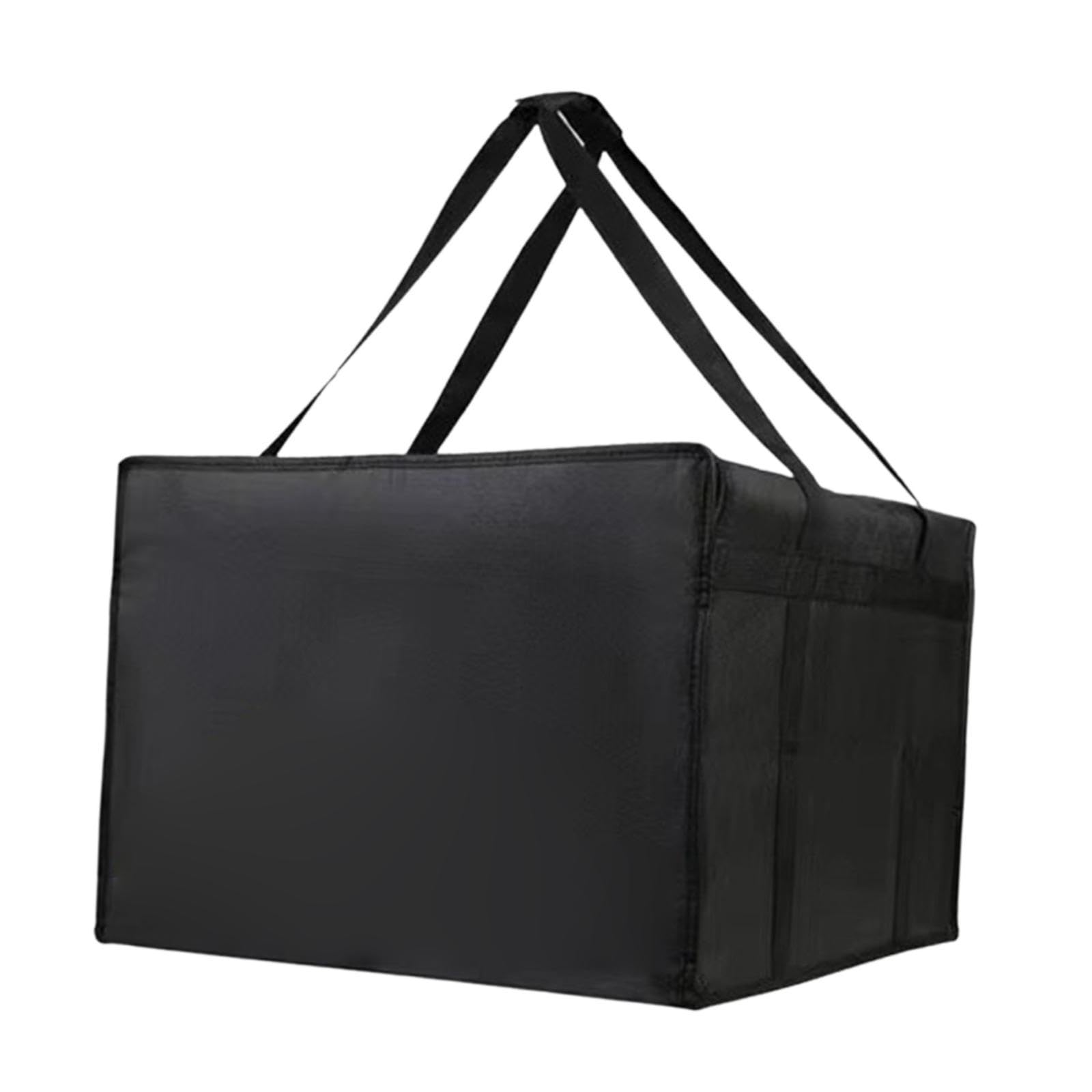 Ioensy Insulated Food Delivery Bag Pizza Carrier Thickened Versatile Sturdy Grocery Bag Pizza Warmer Bag for Catering Restaurant