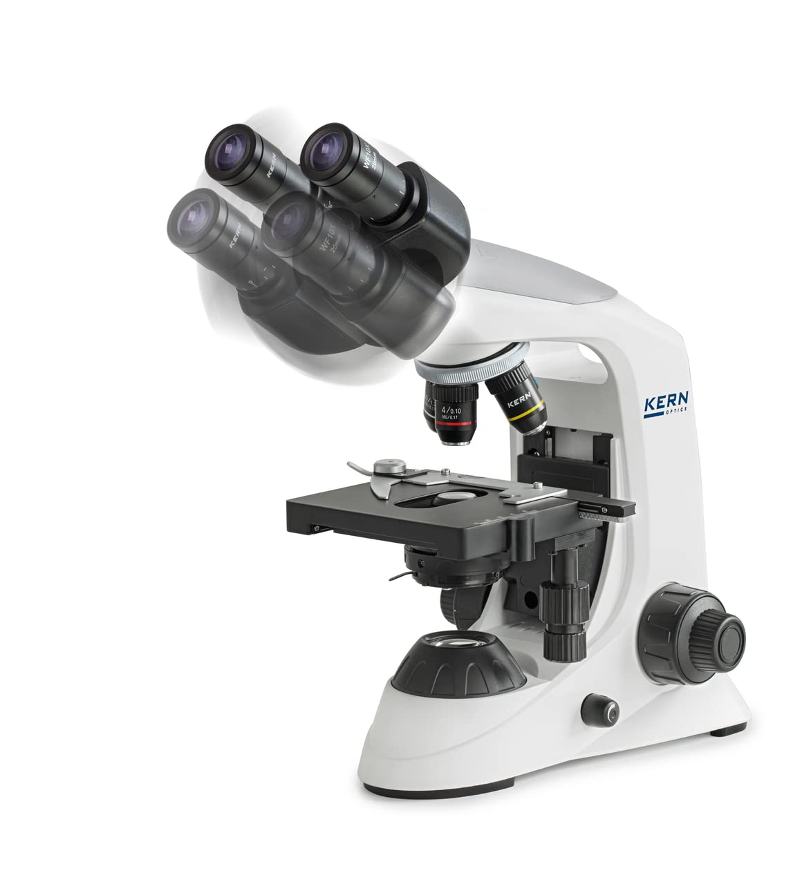 KERN OBE 132 Microscopio Compound Achromat binoculare 4/10/40/100: Hwf10X18: 3W LED
