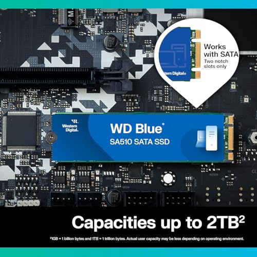 WD 500GB SSD .2 SA510 2280 - vue 10