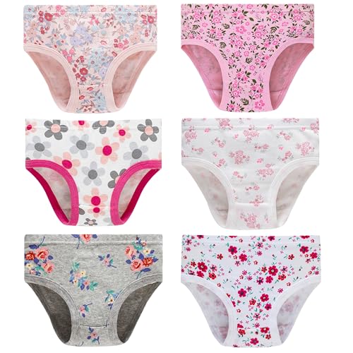 Cadidi Dinos Girls' Soft Cotton Breathable Underwear