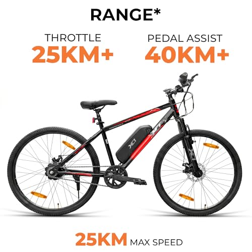XCi Stormbreaker X1 Electric Cycle 27.5T Black Red - Image 5