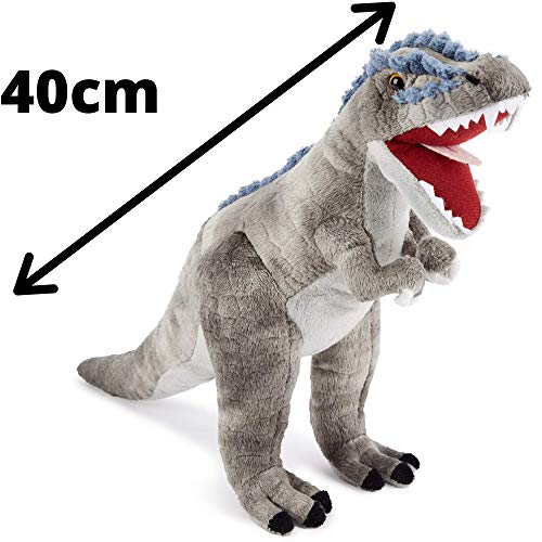 Zappi Co Plüsch Kinder Kuscheltier Weiches Kuschel Plüschtier - Teil der Safari-Tiere-Kollektion, Perfekt für Kinder(31cm)(T-Rex)