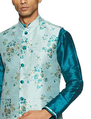 Image of Sanwara Men's Achkan Kurta Pyjama with Waist Coat S0319 031