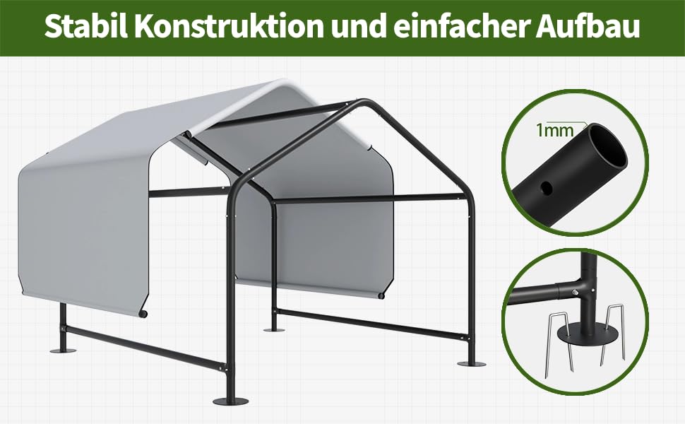 Sinoba Outdoor Zelt für Hunde Kleintiere Unterstand Unterschlupf Pavillon wetterfest