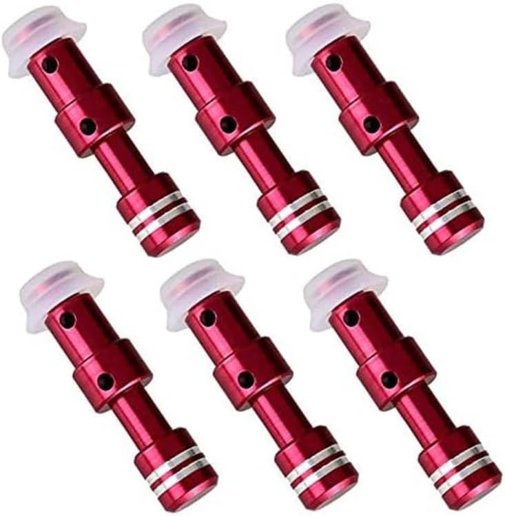 6 Pack Replacement Floating Valves and Caps Sealing Rings Spare Parts Suitable for Various Electric Pressure Cookers