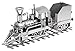 Produktbild metalman24 Schraubenmännchen LOKOMOTIVE Dampflokomotive handgefertigte ausgefallene Geschenkidee