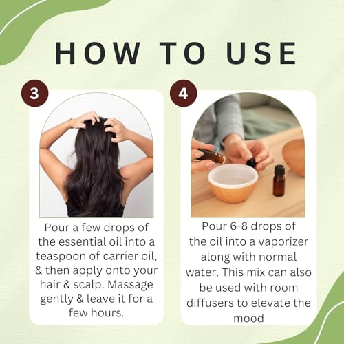 Image of Aroma Treasures Rosemary essential oil for hair growth, Skin & aromatherapy - 10ml | 100% pure essential oil