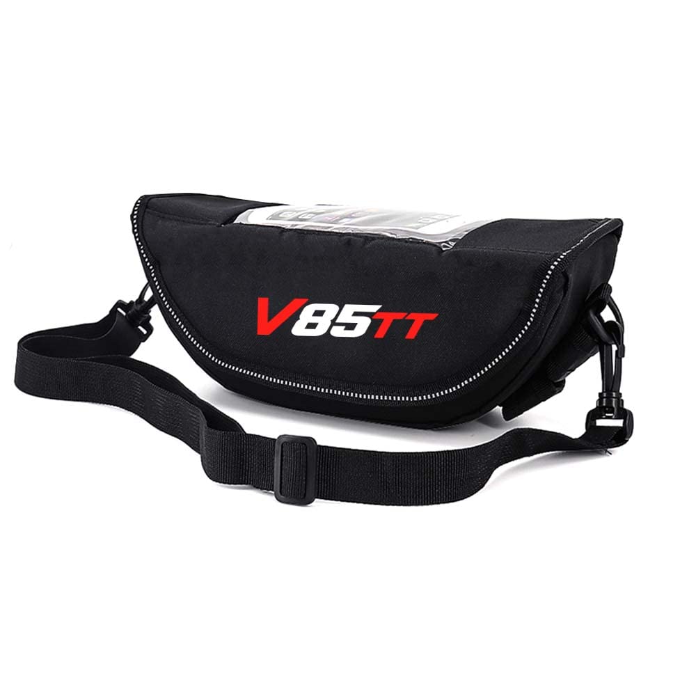 Sac de guidon pour Moto Guzzi V85 TT V85TT Centenario Travel Sac de navigation pour volant de moto, sac de téléphone étanche portable