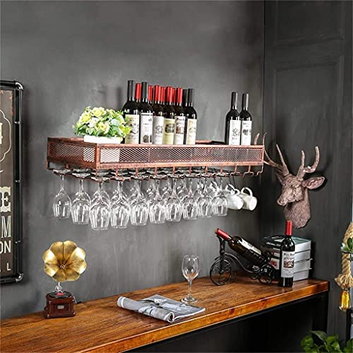 Porte-bouteilles de vin mural pour optimiser l'espace et ranger les verres