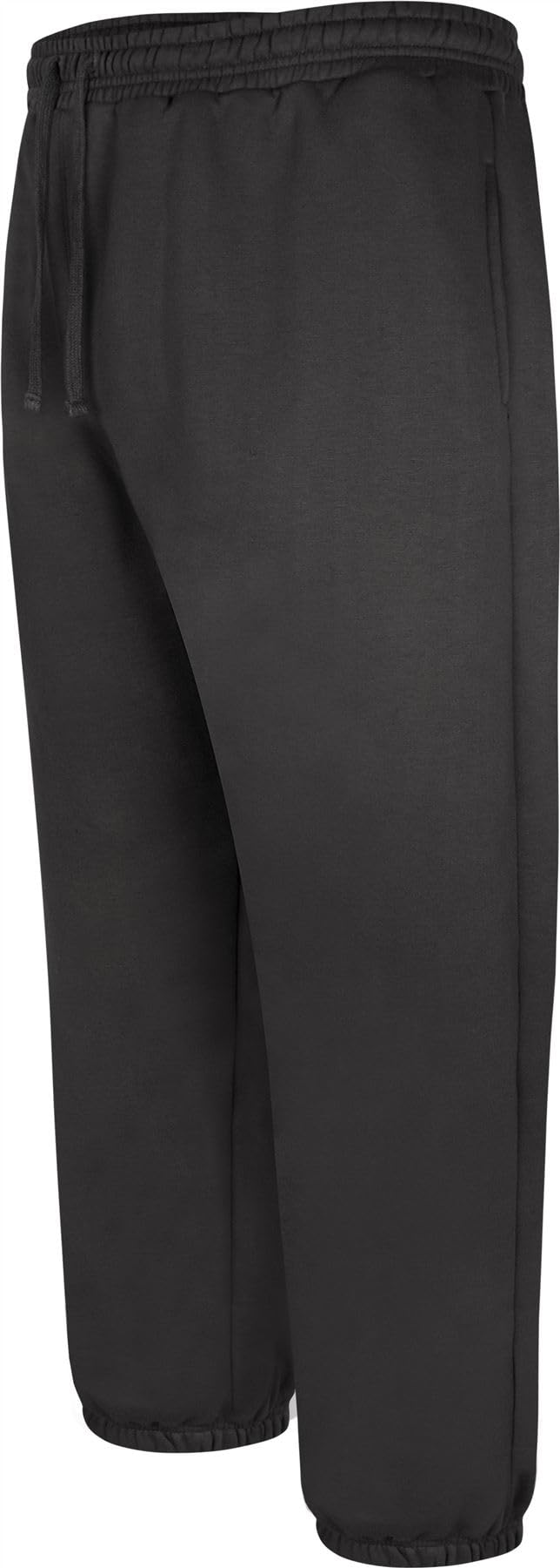 Uptheir Mens Dam Cuffed Fleece Backed Joggers - Grey - 2XL-XS