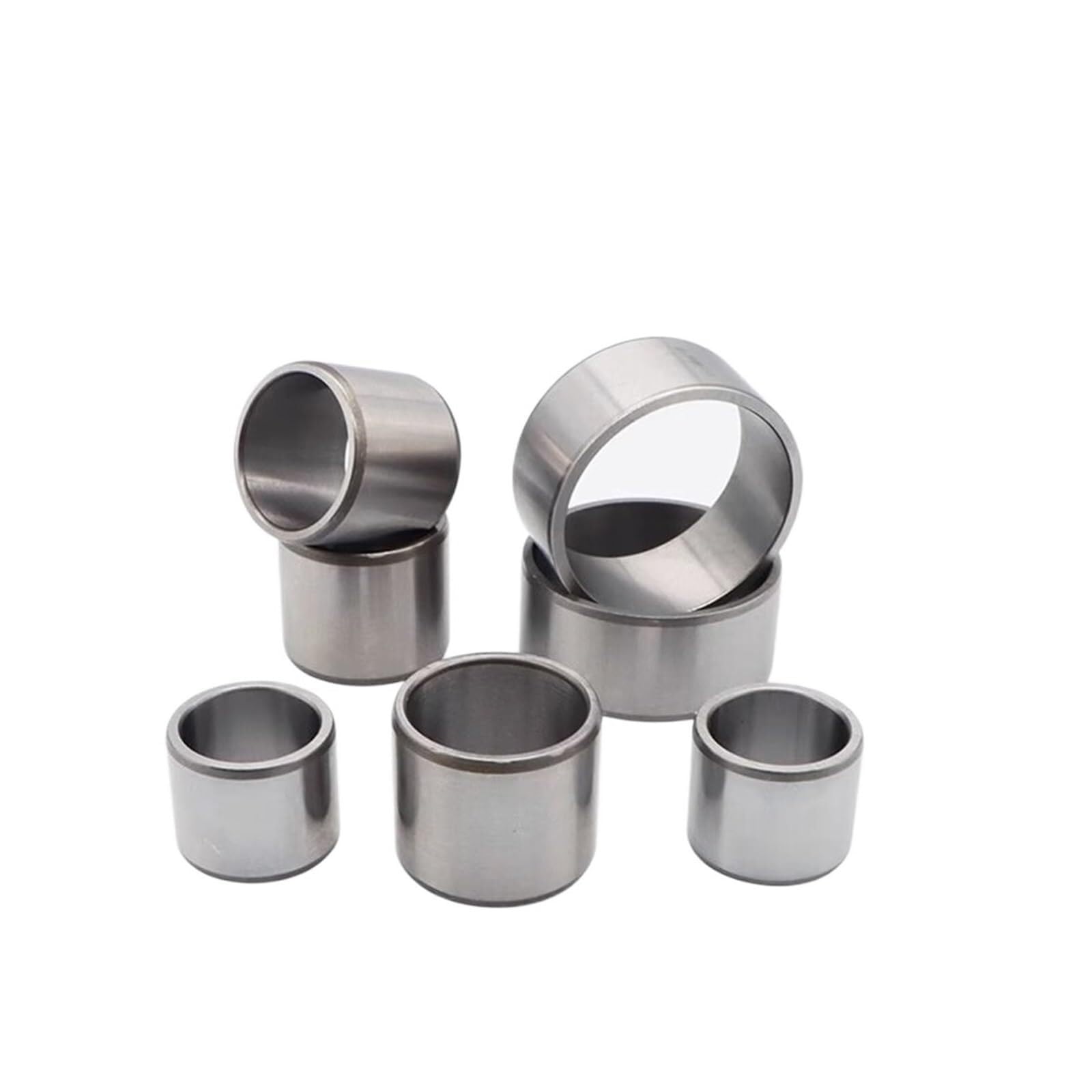 Namiar Bimetalowa uszczelka tarcza mikro łożysko zwykłe 4/10 sztuk średnica wewnętrzna 12mm łożysko igiełkowe ze stali hartowanej pierścień wewnętrzny tuleja wału(10pcs,12X14X20)