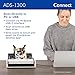 Brother ADS-1300 Compact Desktop Scanner | Scan Speeds of Up to 30ppm | Single Pass Double-Sided Scanning