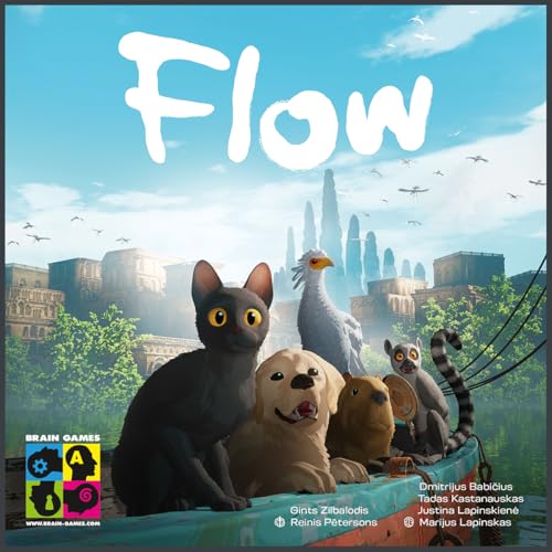 Brain Games, Flow, Familienspiel, 1-6 Spieler, ab 8+ Jahren, 15 Minuten, Deutsch, Mehrsprachig – Bild 3