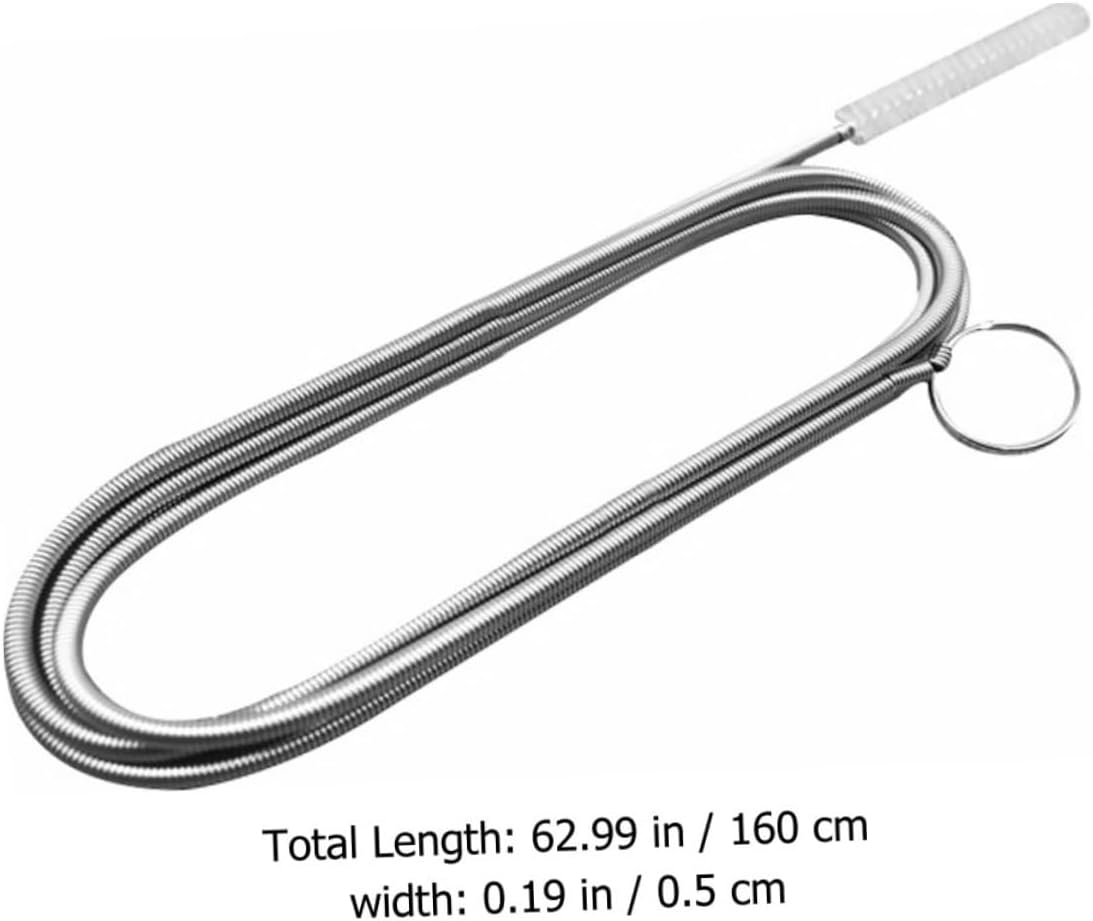 2pcs Refrigerator Drain Cleaning Tool Flexible Dredging Device for Rubbish Removal and Reusable for Maintenance of All Fridge Brands