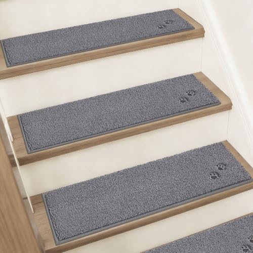 BEQHAUSE Stair Treads Non Slip for Wooden Steps 28' x...
