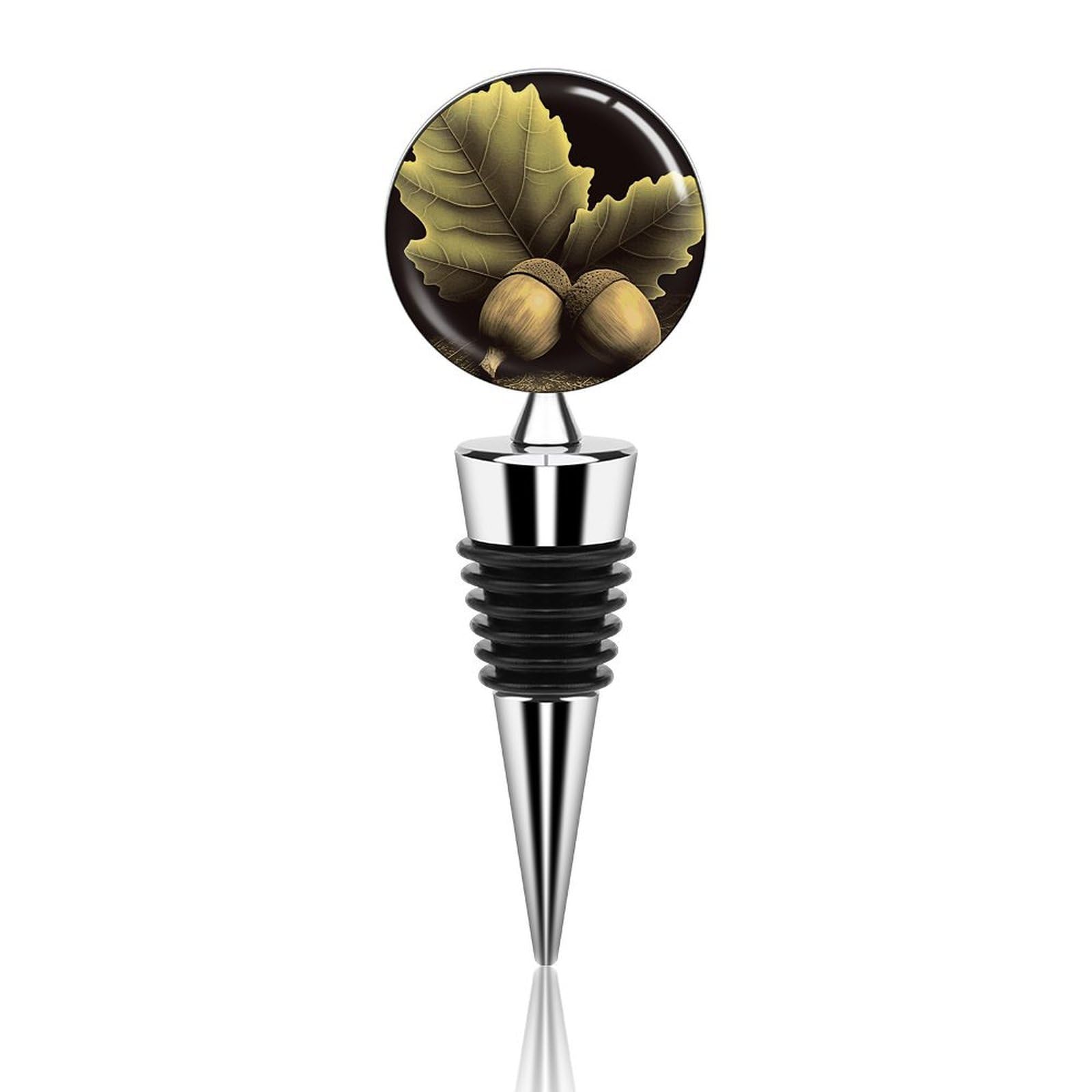 Bouchon de bouteille de vin chic avec glands pour vos soirées de fête et comptoirs de bar