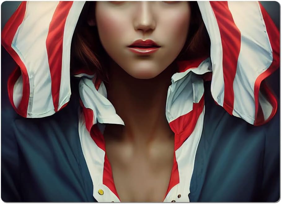 Patriotic Car Magnet 2 PCS - USA Car Magnet - Printed Sticker