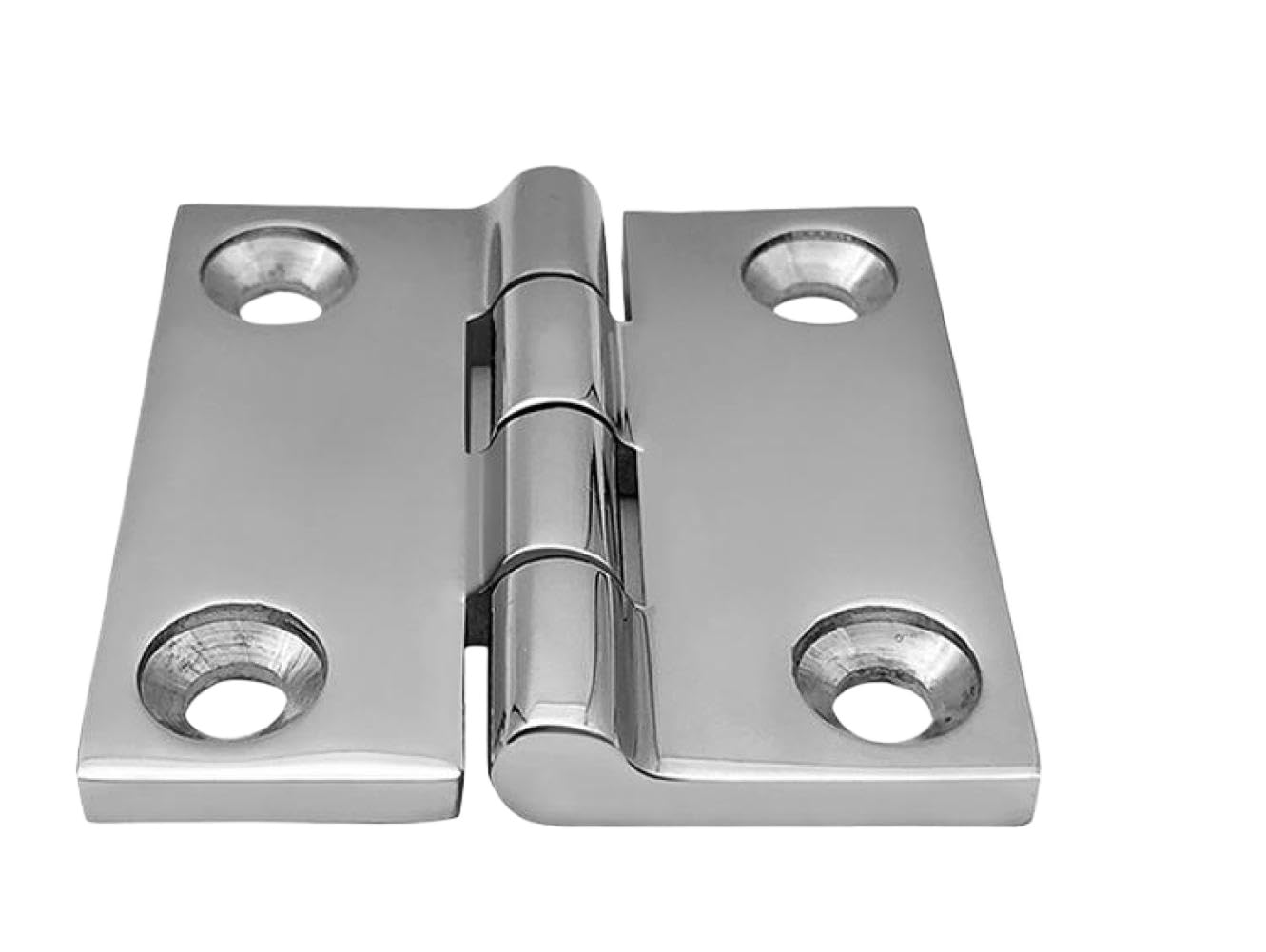 Ashnvkzwn 40X40mm Alastin 316 Stainless Steel Square Casting Hinge Industrial Metal Loose-Leaf Cabinet Glass Door Hinge(40X40mm)
