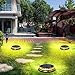 Yardenfun Solar Ground Inserting Lamp LED Lawn Light Outdoor Warm White Landscape Lighting Tool for Garden Lawn Patio