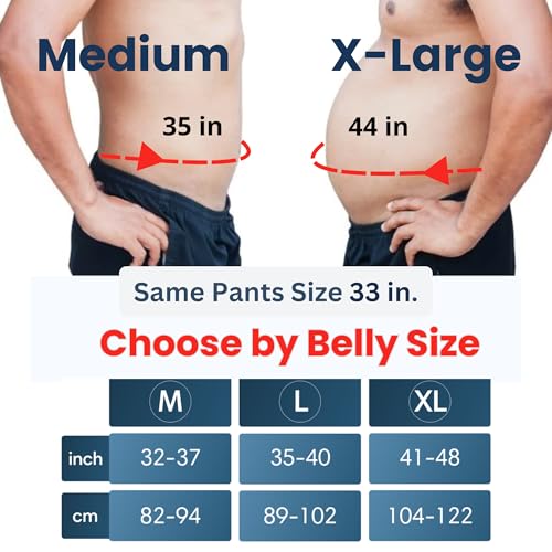 AVESTON Kidney Belt Back Support Brace for Motorcycle Riding Motocross for Men/Women Medium size fits Circumference 32 – 37 inch Around Belly
