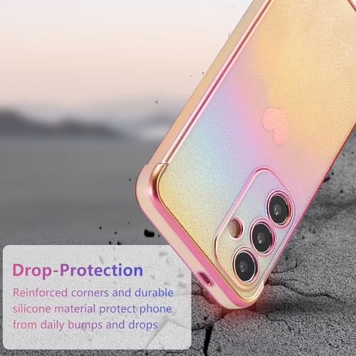 Coque Samsung S24 FE protection objectif antichoc rose irisé ZTOFERA