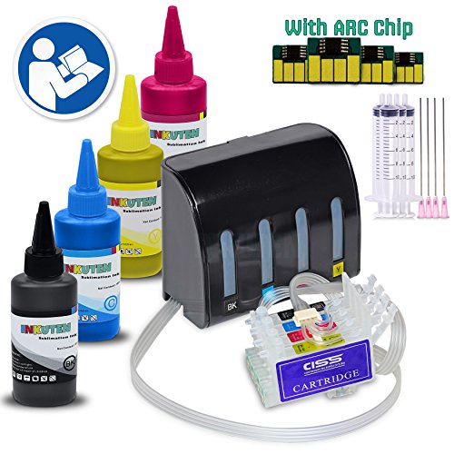 INKUTEN T220XL/220 R2A CIS CISS Continuous Ink Supply System for Workforce WF-2650 WF-2660