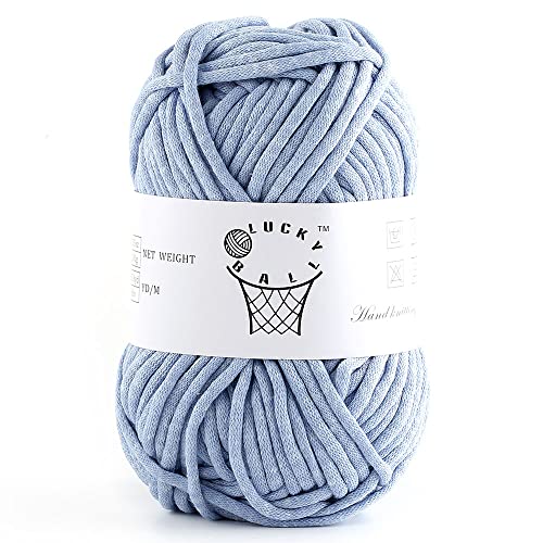 Image of Soft 100g Nylon Cotton Acrylic Blend Yarn for Crocheting & Knitting - Perfect for Dolls, Bags, Hats, Blankets (Cool Grey)
