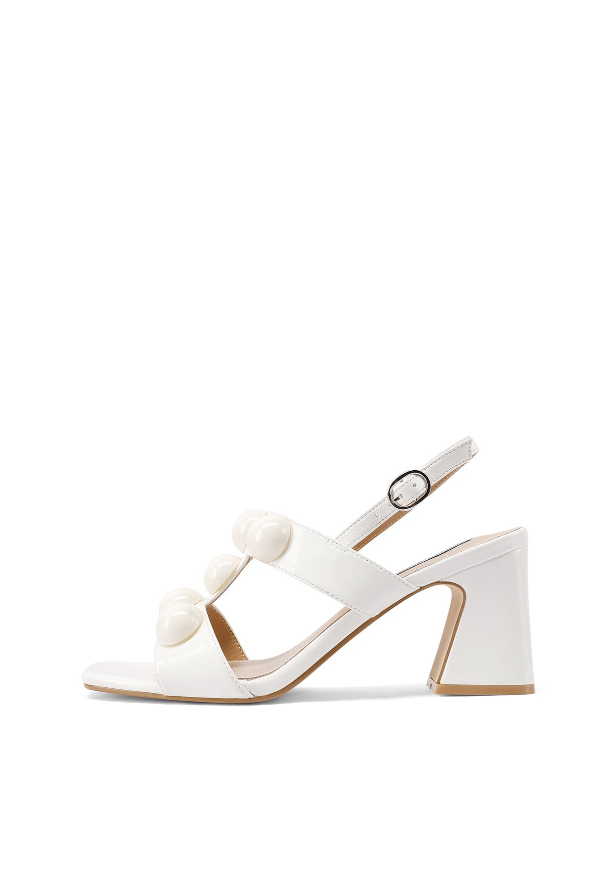 QUEEN HELENA Sandali con Tacco con Cinturino Casual Eleganti Donna ZM9964