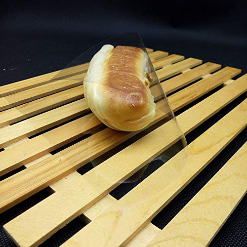 Image of Cellophane Packaging Sheets, 300 PCS 11.8x11.8inch Cellophane Paper Sheet for Bread Cakes Desserts, Cellophane Wrap Packaging Convenient for Store Take-away Pastry by FUNZON FH031 (300 Pcs)
