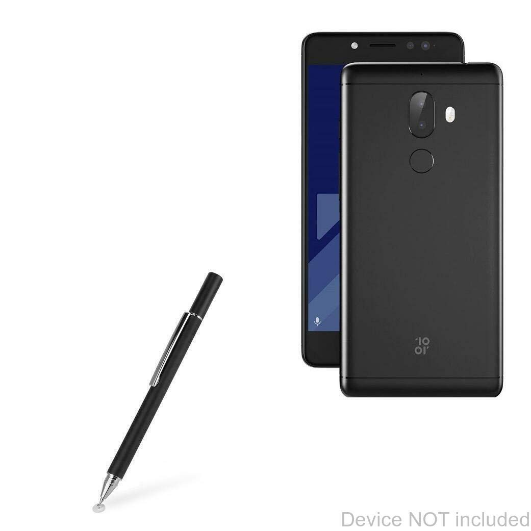 10.or G2 Stylus Pen, BoxWave [FineTouch Capacitive Stylus] Super Precise Stylus Pen for 10.or G2 - Jet Black