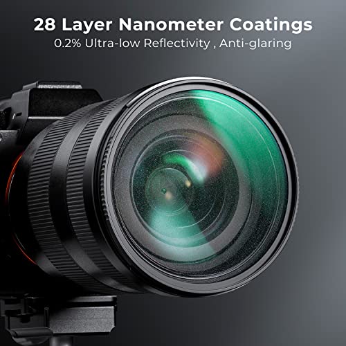 K&F CONCEPT 77mm Shimmer Diffusion 1 Filter Glimmer Effect Multi Coating Optiacl Glass Lens Filters (Nano-X Series) - Image 4