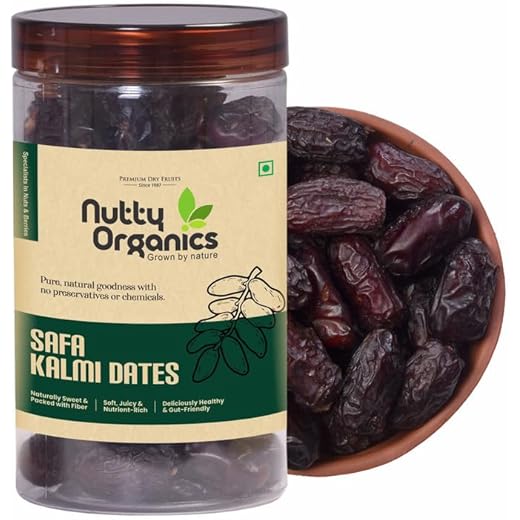 NUTTY ORGANICS Premium Kalmi Dates 500GM