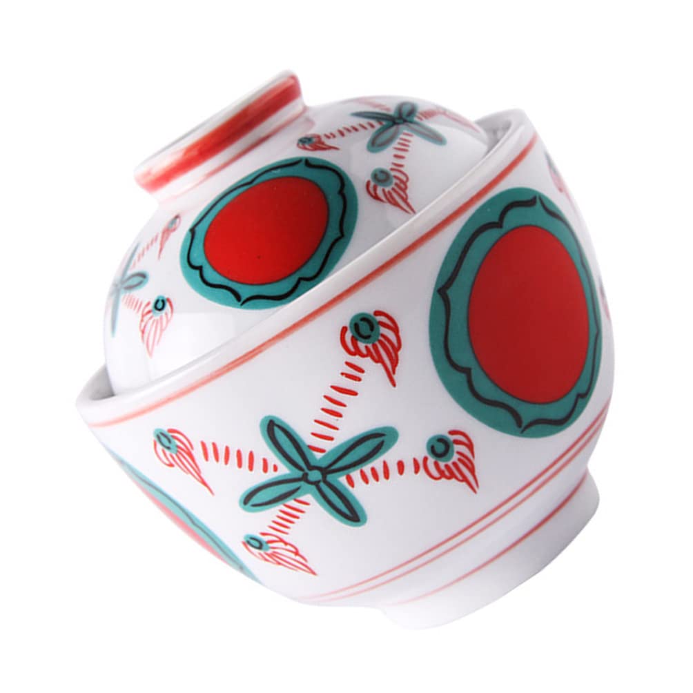 MYUYEE Soup Pot Ramen Bowl With Lid Hand- Painted Ceramic Stew Pot Noodle Soup Bowl Ricesalad Serving Bowl Porcelain Kung Fu Tea Cup Gaiwan Teacup Tableware