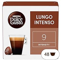 NESCAFÉ DOLCE GUSTO Lungo Intenso Caffè, 3 Confezioni da 16 Capsule (48 Capsule Compatibili Nescafé Dolce Gusto)