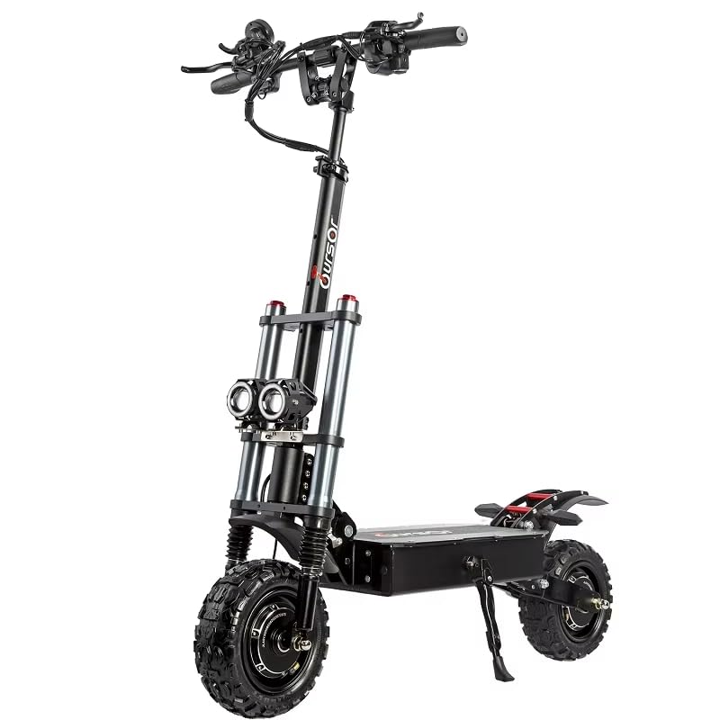 11 inch Beach Off-Road Electric Scooter Front and Rear Drive 6000W60V40AH Lithium Battery high-Power Electric Scooter Intelligent Folding