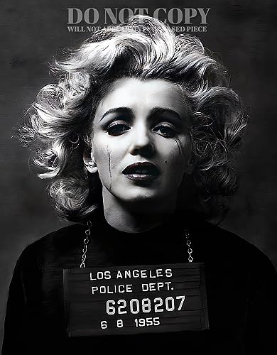 Marilyn Monroe Mugshot Poster mural pour remplacer un cadre vide