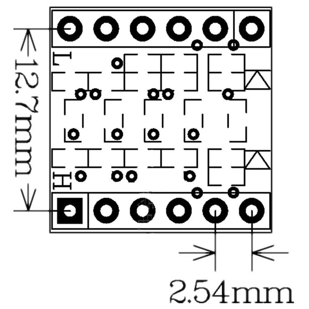 10Pcs 4 canali IIC I2C Level Converter Modulo bidirezionale 3.3V a 5V Shifter per (confezione da 10)