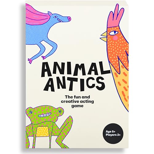 Animal Antics The Game That Gets Kids Roaring Clucking & Rolling with Laughter | Card Game for Kids Age 5+ | Family Fun | Travel Game | Party Game | Great Gift Idea